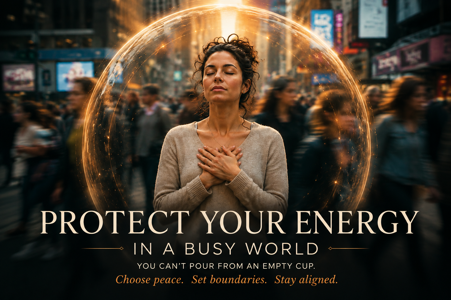 Protecting Your Energy In a Busy world
